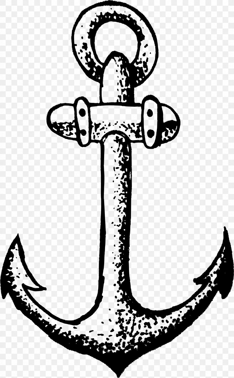 Anchor Line Art Drawing Clip Art, PNG, 1856x3000px, Anchor, Art, Artwork, Black And White, Drawing Download Free
