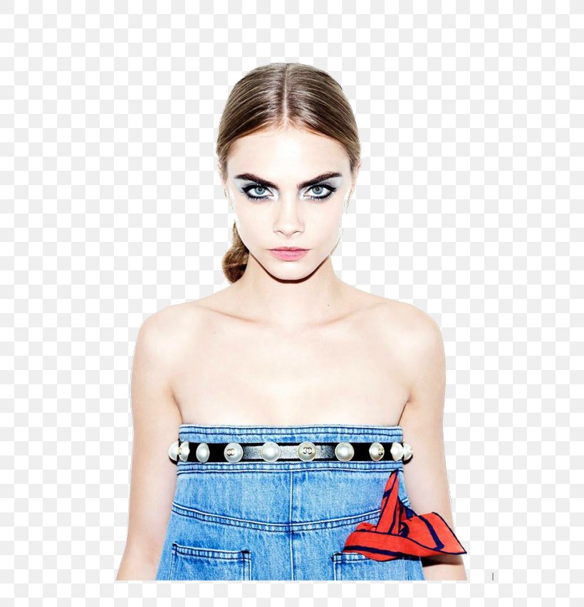Cara Delevingne London Fashion Week Model Style.com, PNG, 610x853px, Watercolor, Cartoon, Flower, Frame, Heart Download Free
