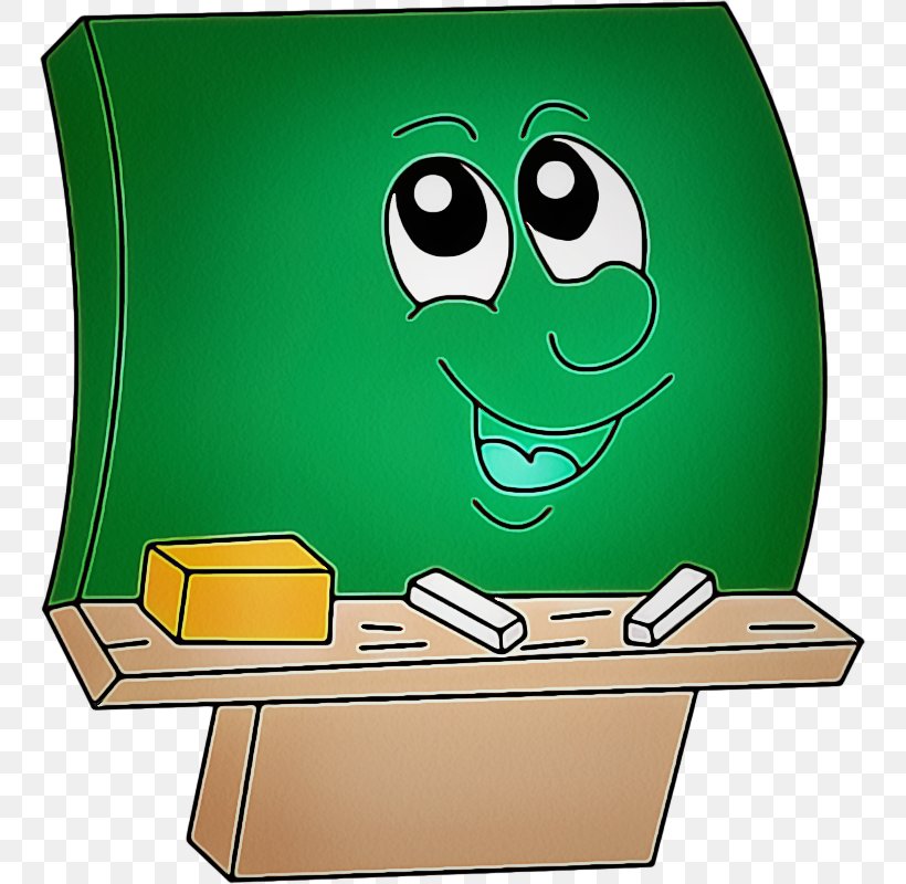 Green Cartoon Desk Clip Art Smile, PNG, 747x800px, Green, Cartoon, Desk, Fictional Character, Side Dish Download Free