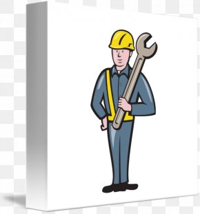 Spanner Cartoon - Construction Worker Laborer Architectural Engineering Stock Photography PNG