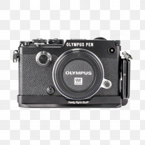 Camera Lens - Mirrorless Interchangeable-lens Camera Camera Lens Photographic Film Lens Cover Really Right Stuff BOPF L-SET L-Plate For Olympus PEN-F PNG