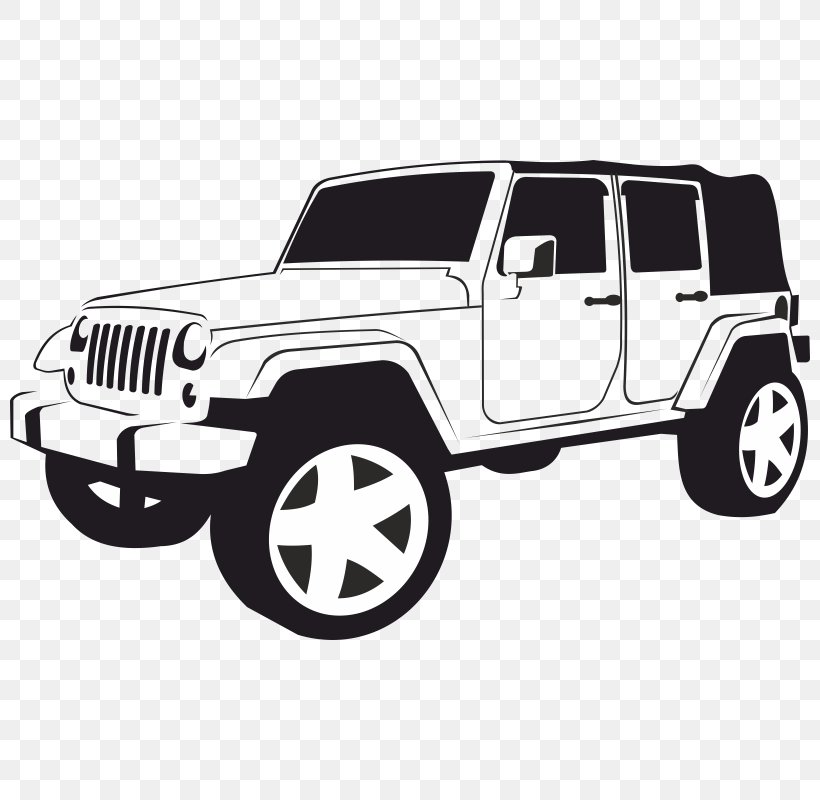 Willys Jeep Truck Jeep Grand Cherokee Willys MB Car, PNG, 800x800px, Jeep, Art, Automotive Design, Automotive Exterior, Automotive Tire Download Free