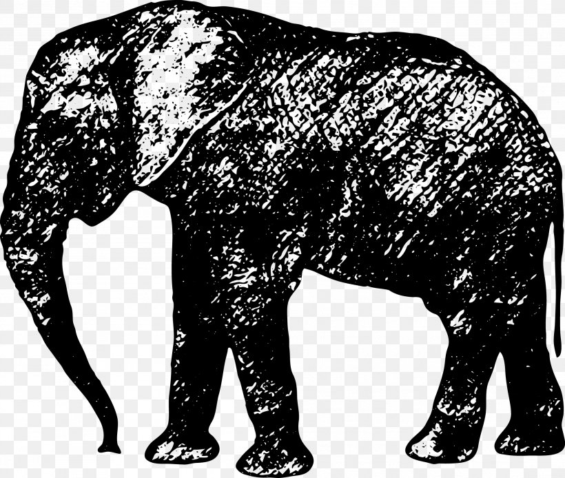 African Elephant Indian Elephant Silhouette Sticker, PNG, 2204x1867px, African Elephant, Adhesive, Black And White, Bumper Sticker, Cattle Like Mammal Download Free