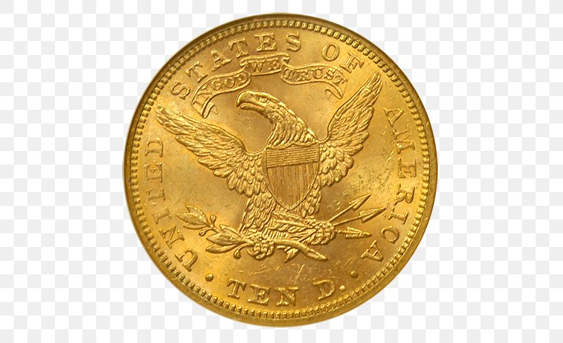 Gold Coin Gold Coin Double Eagle United States Twenty-dollar Bill, PNG, 500x500px, Coin, Brass, Bronze Medal, Currency, Double Eagle Download Free