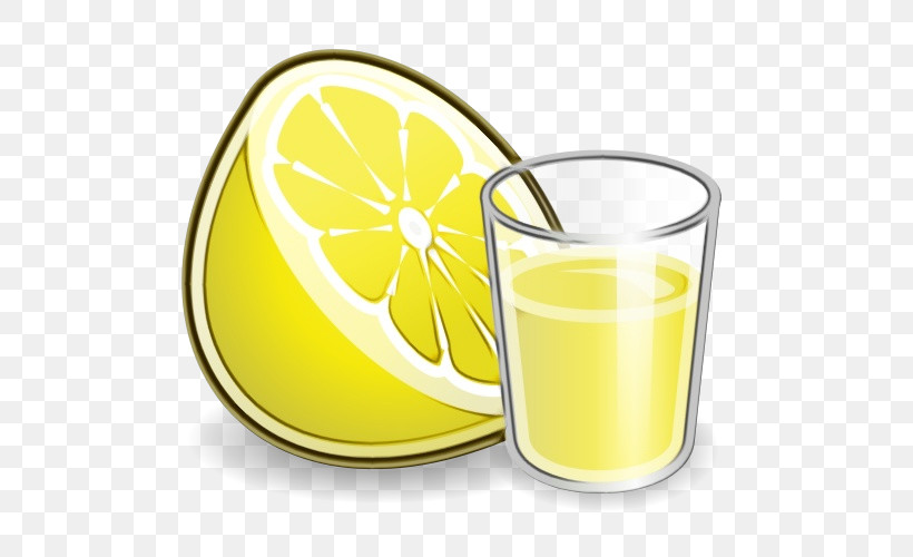 Orange Juice Orange Drink Lemon Lemon-lime Drink Citric Acid, PNG, 500x500px, Watercolor, Acid, Citric Acid, Citrus Fruit, Lemon Download Free