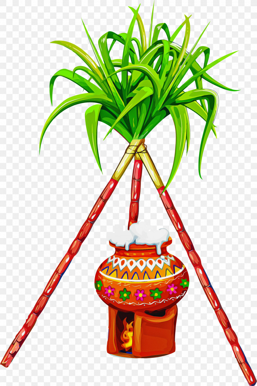Pongal, PNG, 1996x3000px, Pongal, Arecales, Cartoon, Drawing, Flowerpot Download Free