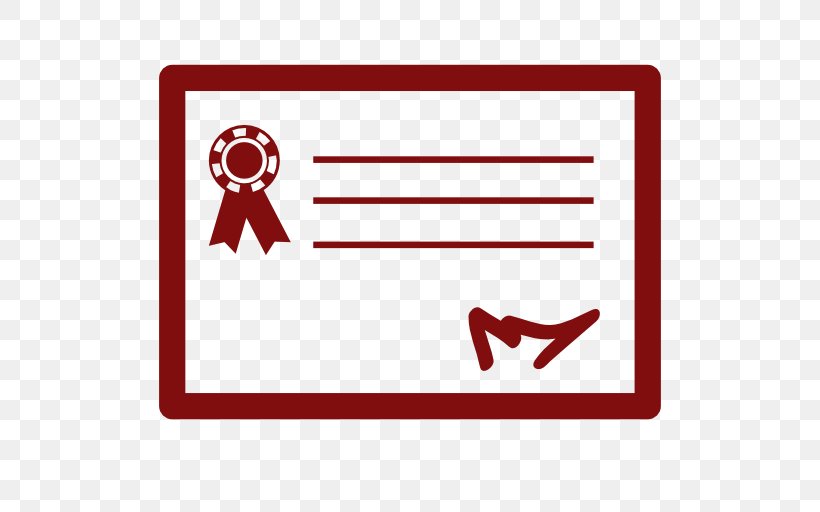 Red Signage Rectangle, PNG, 512x512px, Academic Certificate, Academic Degree, Area, Diploma, Education Download Free
