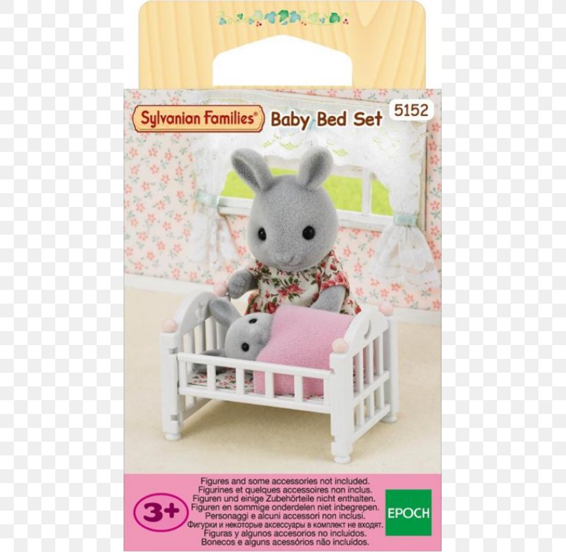 Bear Sylvanian Families Infant Bed Cots, PNG, 800x800px, Bear, Baby Transport, Bed, Cots, Doll Download Free