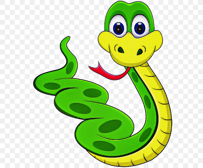 Green Cartoon Serpent Mamba Snake, PNG, 680x680px, Green, Cartoon, Elapidae, Mamba, Reptile Download Free