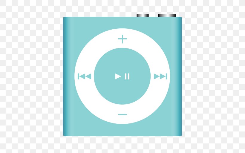 IPod Shuffle IPod Nano Apple, PNG, 512x512px, Ipod Shuffle, Apple, Aqua, Azure, Blue Download Free