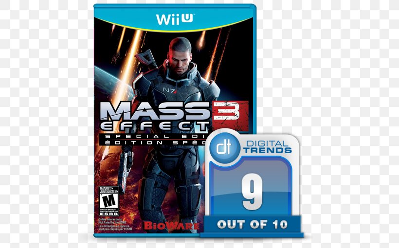 Mass Effect 3 Mass Effect 2 Mass Effect: Andromeda Wii U, PNG, 500x510px, Mass Effect 3, Action Figure, Bioware, Electronic Arts, Electronic Device Download Free