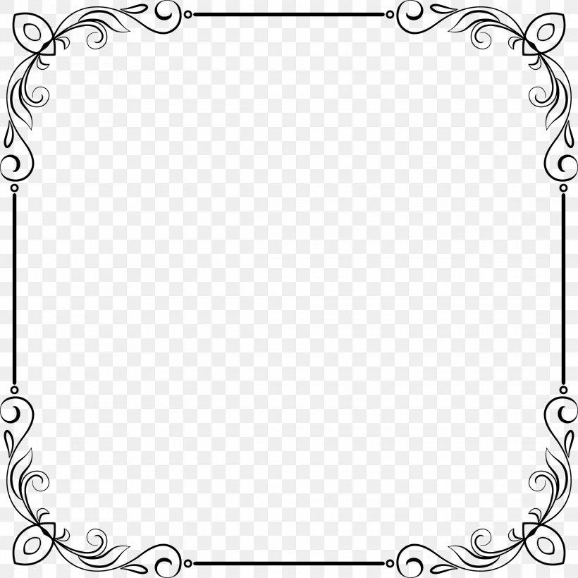 Royalty-free Clip Art, PNG, 2280x2280px, Royaltyfree, Area, Black And White, Body Jewelry, Border Download Free