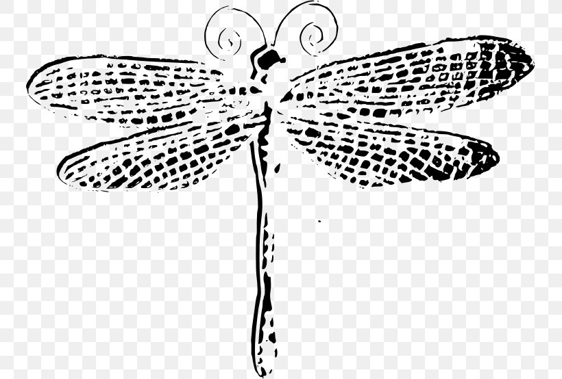 Dragonfly Insect Clip Art, PNG, 743x554px, Dragonfly, Animal, Area, Artwork, Black And White Download Free
