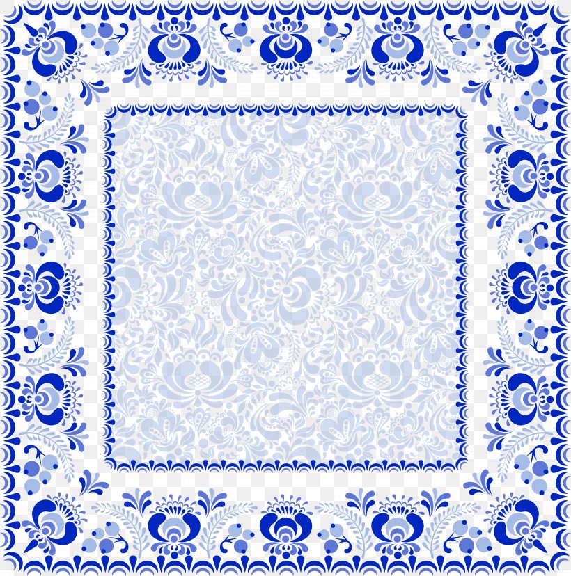 Borders And Frames Picture Frames Clip Art, PNG, 4949x5000px, Borders And Frames, Area, Art, Blue, Blue And White Pottery Download Free