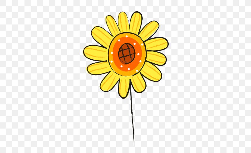 Common Sunflower Download Clip Art, PNG, 500x500px, Common Sunflower, Cartoon, Cut Flowers, Daisy, Daisy Family Download Free