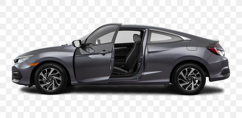 Honda Motor Company 2018 Honda Civic LX CVT Coupe Coupé 2014 Honda Civic Coupe, PNG, 800x400px, 2018, 2018 Honda Civic, Honda, Automotive Design, Automotive Exterior Download Free