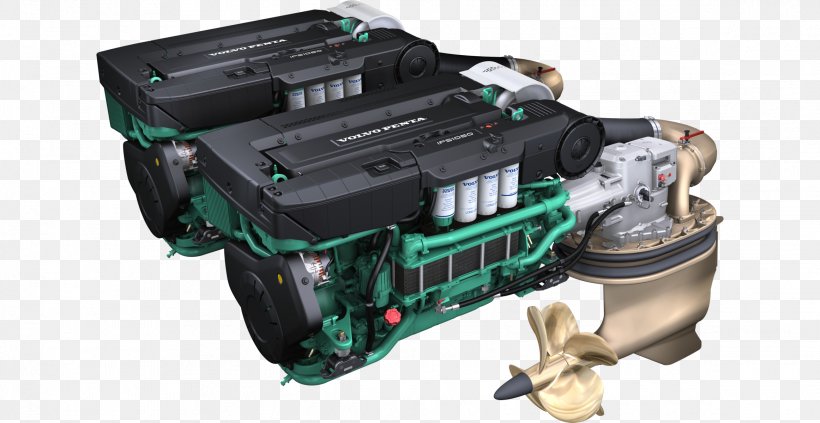 AB Volvo Volvo Penta Marine Propulsion Boat Engine, PNG, 2324x1200px, Ab Volvo, Auto Part, Boat, Car, Diesel Engine Download Free