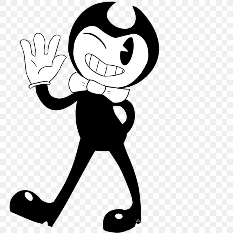 Bendy And The Ink Machine Line Art Clip Art, PNG, 894x894px, Watercolor ...