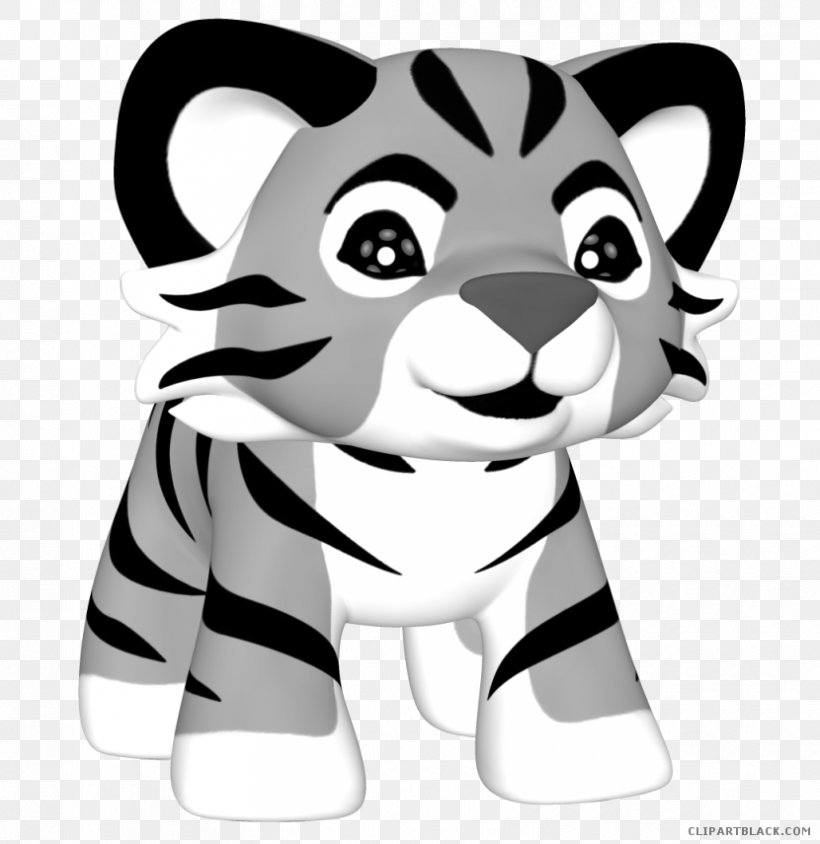 Clip Art Transparency Vector Graphics Image, PNG, 830x855px, Bengal Tiger, Animal Figure, Animation, Big Cats, Blackandwhite Download Free