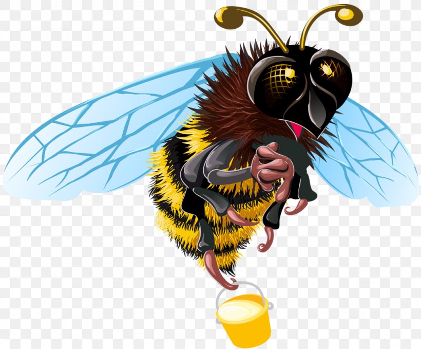 European Dark Bee Insect Honey Bee Clip Art, PNG, 1024x849px, Bee, Arthropod, Beehive, Bumblebee, Carnivoran Download Free