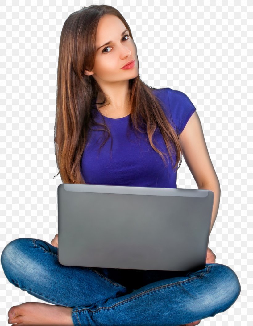 Laptop Dell Woman Computer, PNG, 1793x2313px, Laptop, Arm, Blue, Computer, Dell Download Free