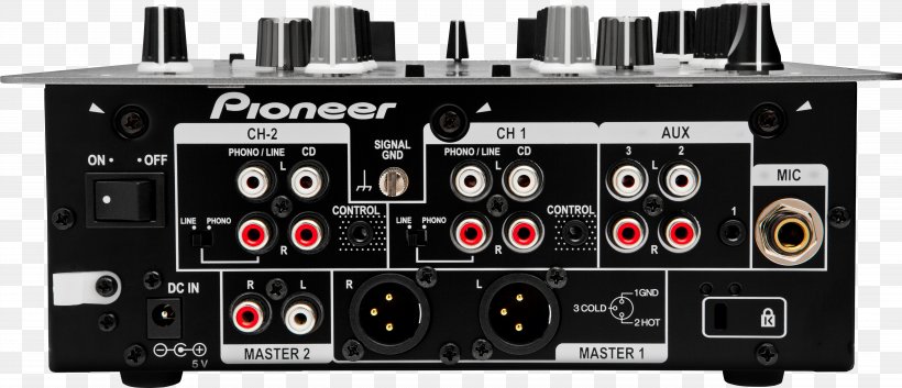 Microphone Audio Mixers DJ Mixer Pioneer DJ DJM-250MK2 Audio Mixing, PNG, 5100x2197px, Watercolor, Cartoon, Flower, Frame, Heart Download Free