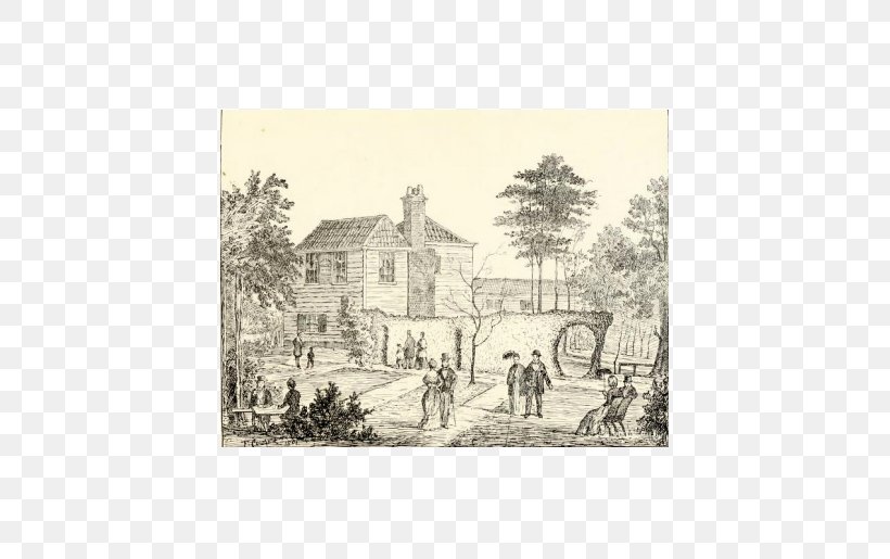 The Old Bull And Bush Hampstead Heath Pub Building Finchley Road, PNG, 515x515px, Old Bull And Bush, Almshouse, Building, Drawing, Farmhouse Download Free