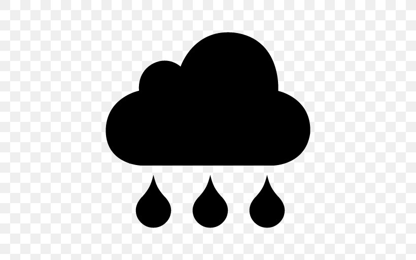 Rain Symbol, PNG, 512x512px, Rain, Black, Black And White, Cloud, Cloudburst Download Free