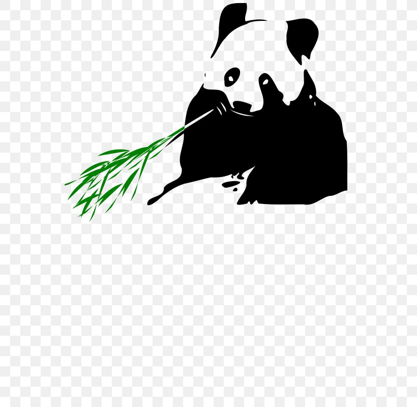 Giant Panda Bear Tropical Woody Bamboos Eating Clip Art, PNG, 566x800px, Giant Panda, Art, Bamboo Painting, Bear, Black Download Free