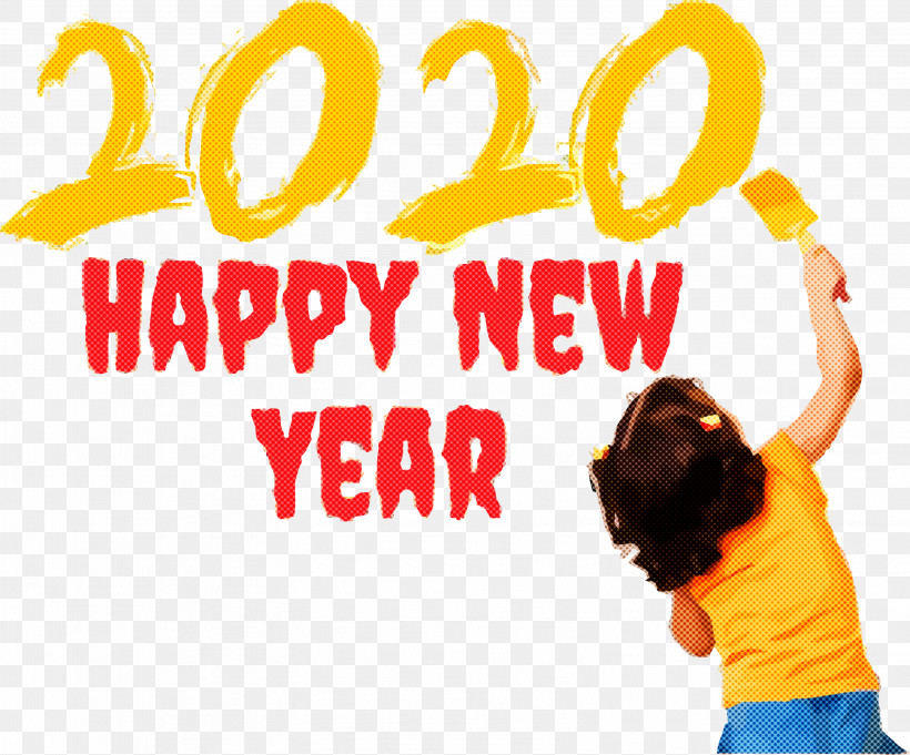 Happy New Year 2020 New Years 2020 2020, PNG, 3146x2615px, 2020, Happy New Year 2020, Dance, Exercise, Happy Download Free