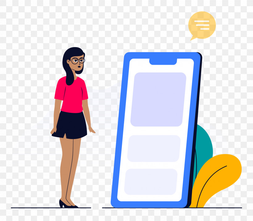 Mobile Phone Ebusiness Girl, PNG, 2500x2188px, Mobile Phone, Cartoon, Conversation, Ebusiness, Girl Download Free