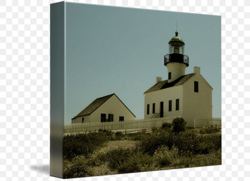 Old Point Loma Lighthouse Beacon Sky Plc Point Loma, San Diego, PNG, 650x593px, Lighthouse, Beacon, Facade, Point Loma San Diego, Sky Download Free