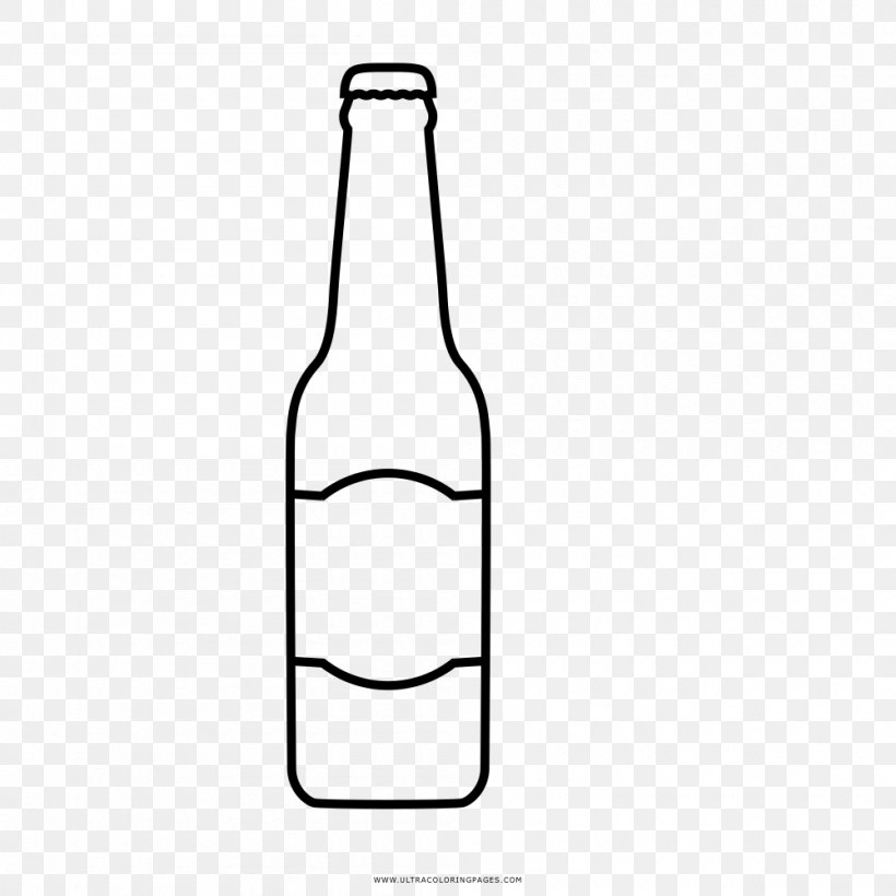 Beer Bottle Drawing Coloring Book Glass, PNG, 1000x1000px