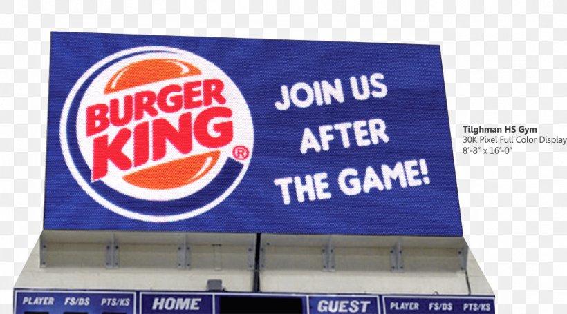 Hamburger Fast Food Restaurant Whopper Burger King, PNG, 1088x605px, Hamburger, Advertising, Banner, Billboard, Brand Download Free