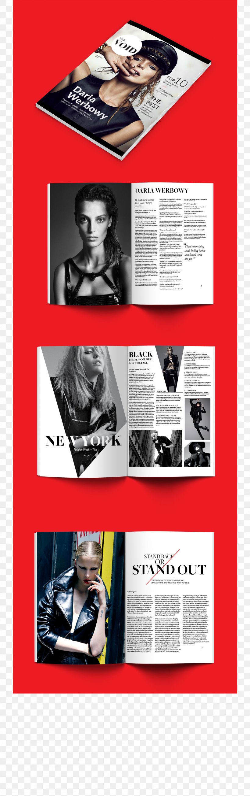 Magazine Graphic Design New York Fashion Week, PNG, 1920x6096px, Magazine, Brand, Brochure, Editorial, Fashion Download Free