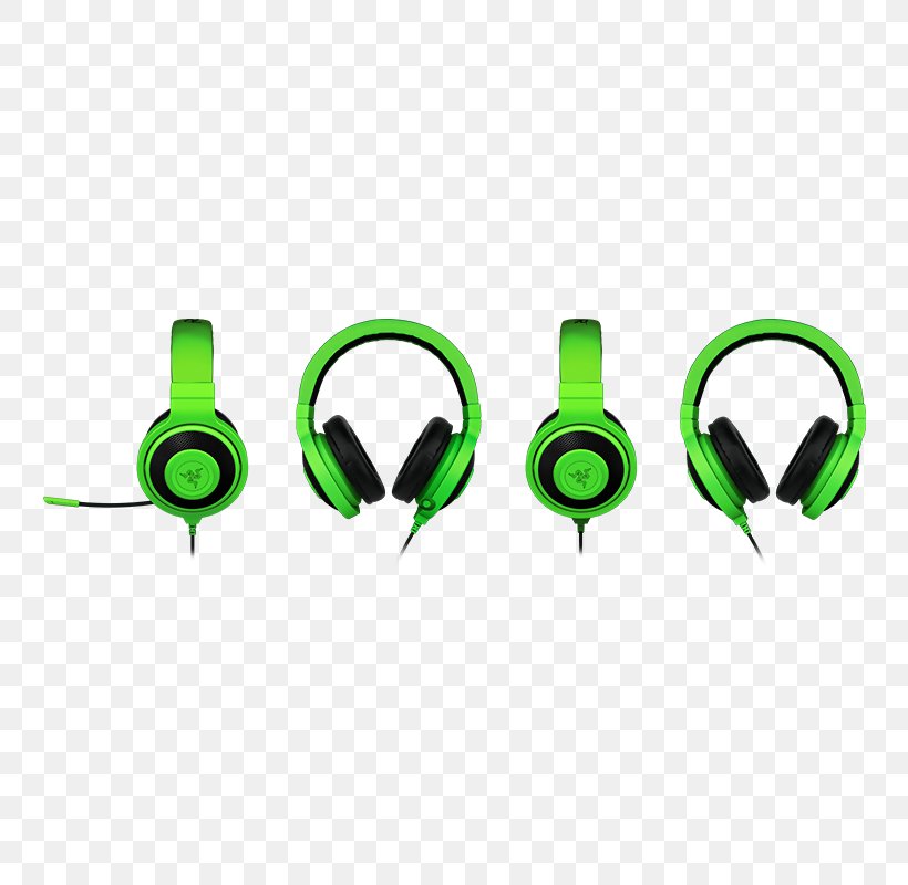 Razer Kraken Pro V2 Microphone Headphones Razer Kraken Pro 2015, PNG, 800x800px, Razer Kraken Pro, Analog Signal, Audio, Audio Equipment, Green Download Free