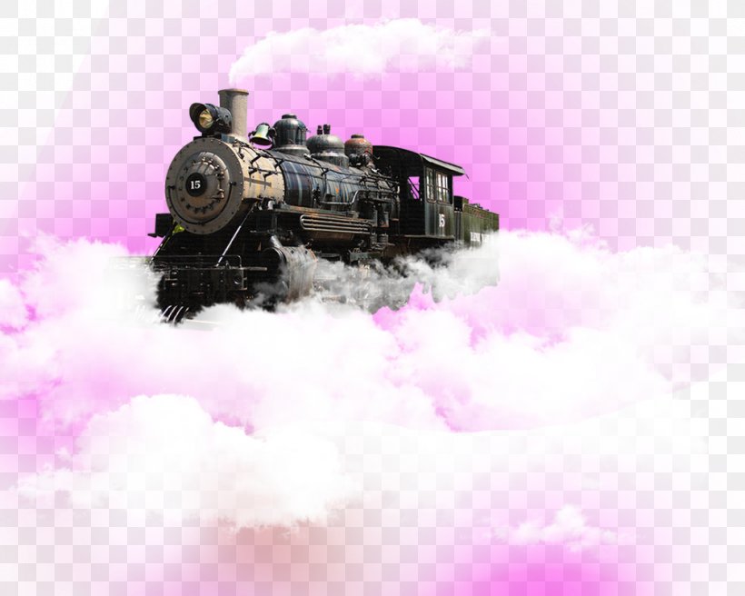 Tren A Las Nubes Train Railroad Car, PNG, 1000x800px, Train, Illustration, Pink, Stock Photography, Travel Download Free