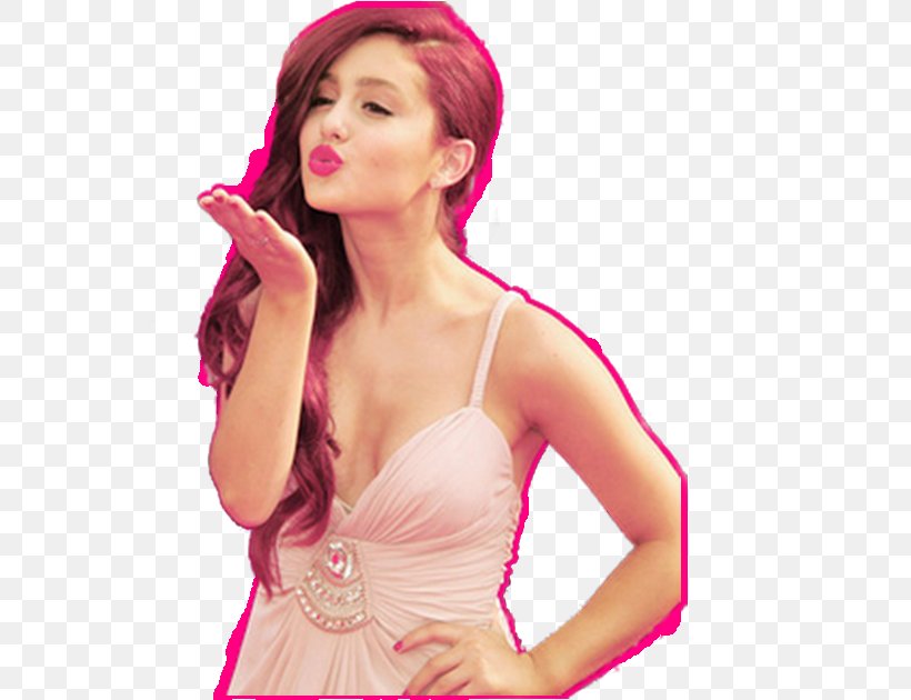 Ariana Grande Cat Valentine Tori Vega Victorious Model, PNG, 552x630px, Watercolor, Cartoon, Flower, Frame, Heart Download Free