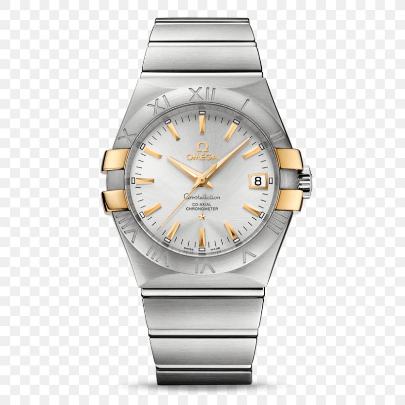 Omega Constellation Omega SA Coaxial Escapement Watch Gold, PNG ...