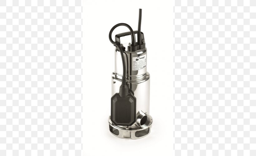 Submersible Pump Wastewater Stainless Steel Water Well, PNG, 500x500px, Submersible Pump, Cylinder, Drainage, Energy, Hardware Download Free