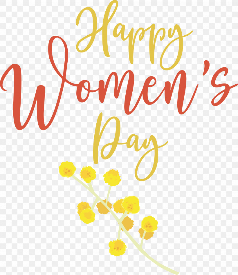 Happy Womens Day Womens Day, PNG, 2590x3000px, Happy Womens Day, Branching, Cut Flowers, Floral Design, Greeting Download Free