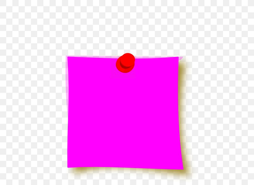 Post-it Note Paper Royalty-free Clip Art, PNG, 462x598px, Postit Note, Com, Magenta, Paper, Pink Download Free