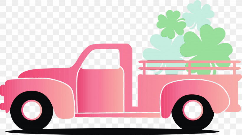 Car Pickup Truck Truck Model Car Vintage Car, PNG, 3000x1680px, St Patricks Day, Car, Model Car, Paint, Pickup Truck Download Free