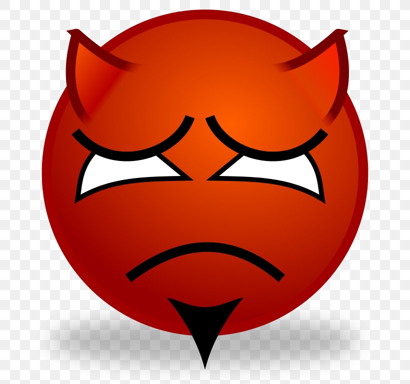 Smiley Devil Sadness Emoticon Clip Art, PNG, 768x768px, Smiley, Crying, Devil, Emoji, Emoticon Download Free