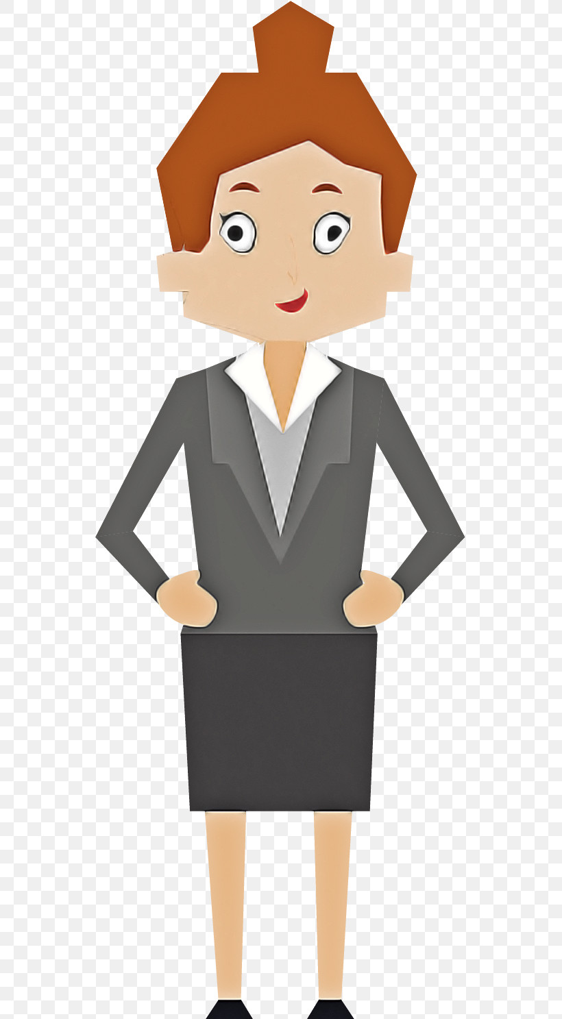 Cartoon Standing Job Formal Wear Businessperson, PNG, 541x1487px, Cartoon, Businessperson, Employment, Formal Wear, Gesture Download Free
