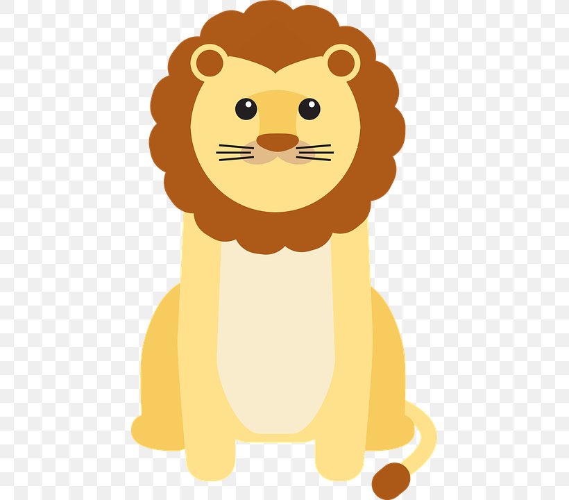 Lion Clip Art, PNG, 441x720px, Lion, Big Cats, Carnivoran, Cartoon, Cat Like Mammal Download Free