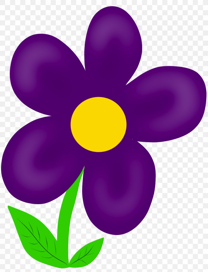 purple wildflower clipart