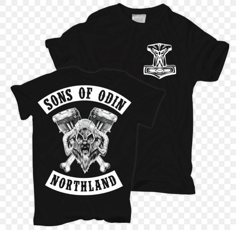 T-shirt Sons Of Odin Hoodie Asgard, PNG, 799x800px, Tshirt, Asgard, Black, Brand, Clothing Download Free