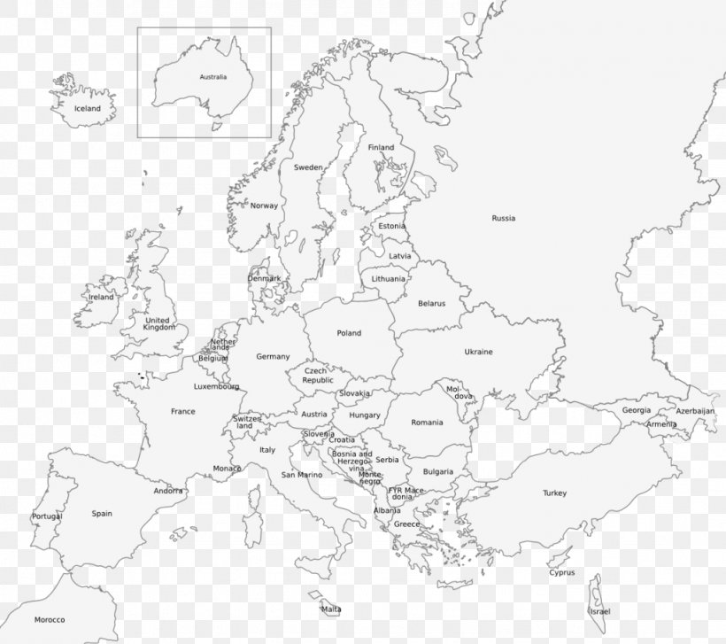 Europe World Map Blank Map, PNG, 1024x908px, Europe, Area, Art, Black And White, Blank Map Download Free