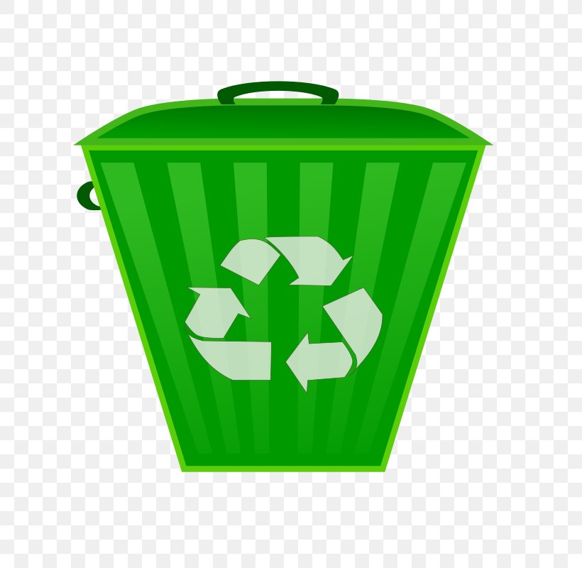 Recycling Bin Rubbish Bins & Waste Paper Baskets Recycling Symbol Clip Art, PNG, 800x800px, Recycling Bin, Dumpster, Grass, Green, Green Bin Download Free